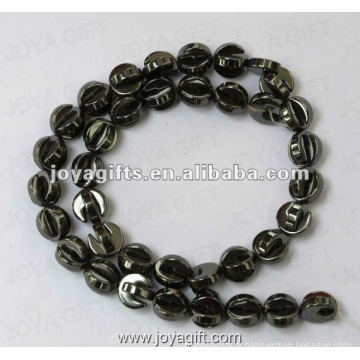 Perles 12mm d&#39;hématite 16 &quot;